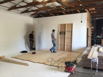 Building a bedroom set on Buck Studio's cyc wall