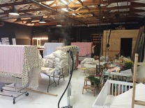 Filling up Buck Studio with product & props